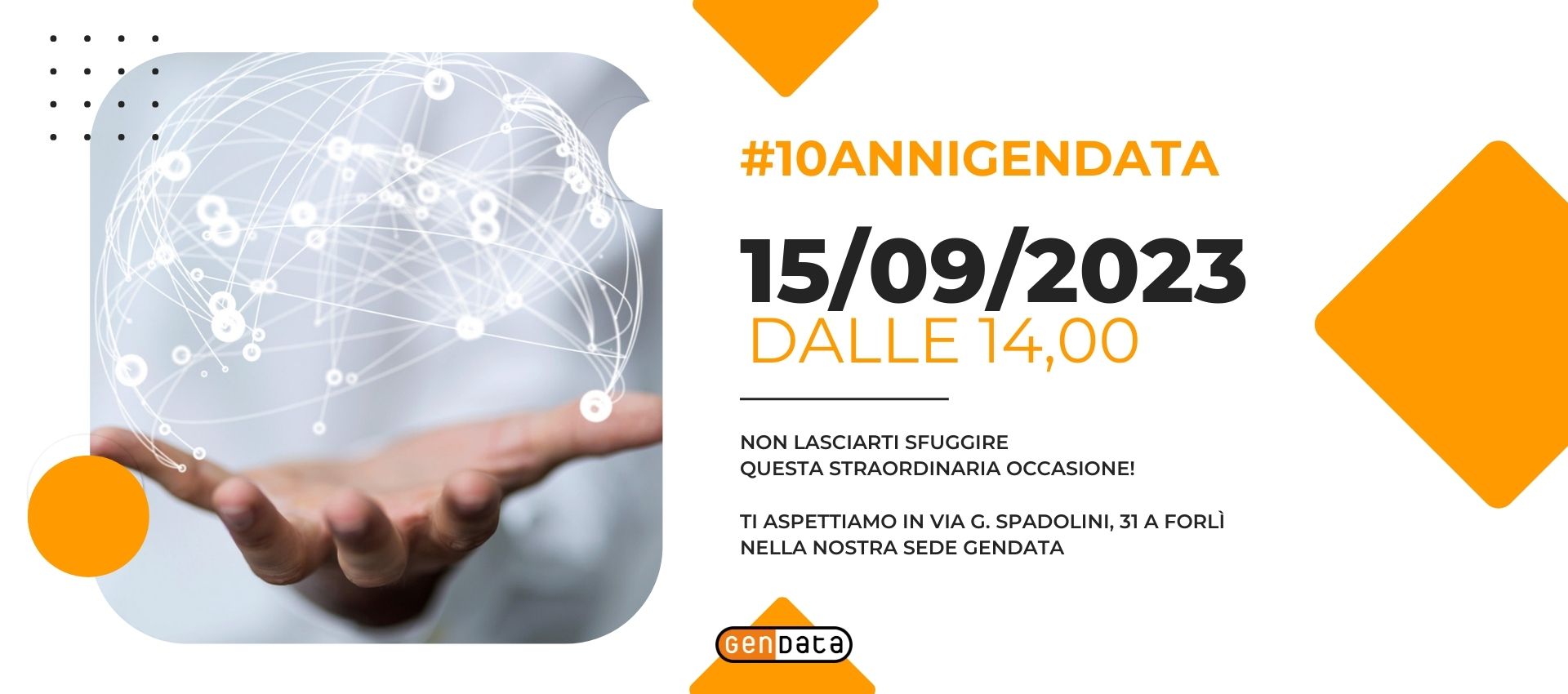 10 ANNI GENDATA – 15 Settembre 2023